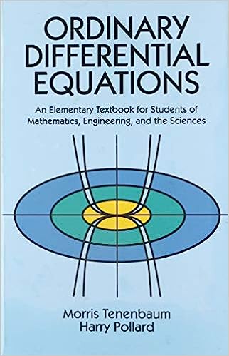 Ordinary Differential Equations, Tenenbaum